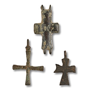 Byzantine Bronze Cross Group