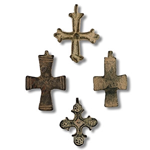 Byzantine Bronze Cross Group