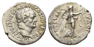 Vespasian AR Denarius.