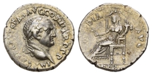 Vespasian AR Denarius.