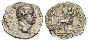 Vespasian AR Denarius.