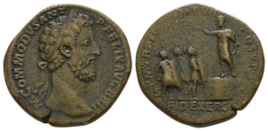 Commodus AE Sestertius.