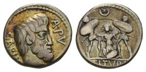L. Titurius L. f. Sabinus AR Denarius.