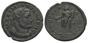 Galerius, as Caesar BI Nummus.