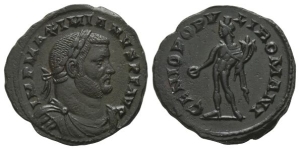 Maximianus BI Nummus.