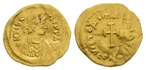 Maurice Tiberius AV Tremissis.