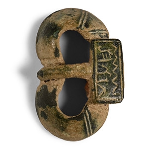 Byzantine Decorated Bronze Buckle