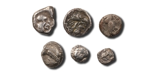 Group of Six [6] Eastern mints AR Coins.