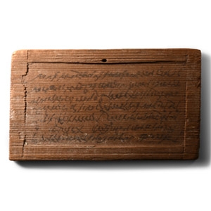 Roman Inked Wooden Legal Document