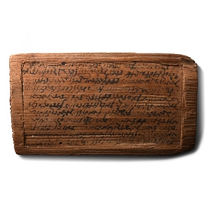 Roman Inked Wooden Legal Document