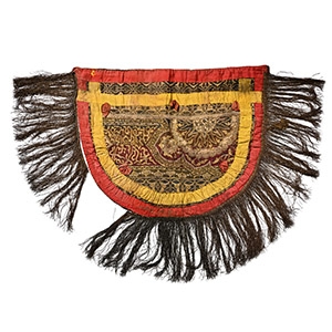 Spanish Military Banner Made from a Fragment of Nasrid Granada Embroidery