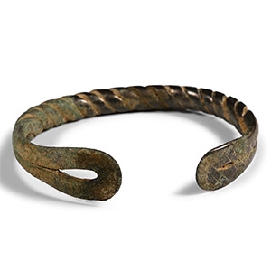 Viking Age Bronze Twisted Bracelet
