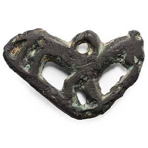Medieval Bronze Horse Pendant