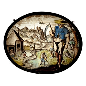 Stained Glass Panel of the Month of June