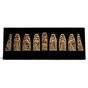 Medieval Archangels and Other Carved Bone Plaques by the Embriachi Workshop