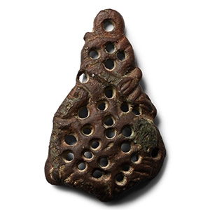 Anglo-Scandinavian Viking Bronze Urnes Pendant