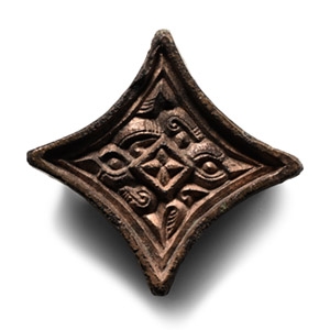 Anglo-Saxon Gilt Bronze Style 1 Mount