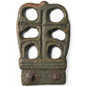 Anglo-Saxon Bronze Acanthus Leaf Strap End