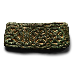 Anglo-Saxon Gilt Bronze Mount