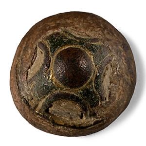 Anglo-Scandinavian Viking Bronze Plundered Gaming King Piece