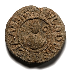 Medieval Lead Document Seal from Bury St. Edmunds