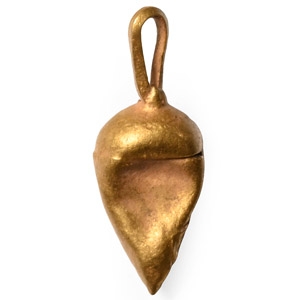 Roman Gold Acorn-Shaped Pendant