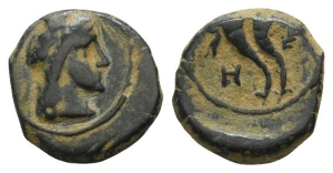 Nabataea, Aretas IV AE 13mm.