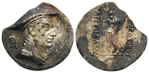 Graeco-Bactrian Kingdom, Antimachos I Theos AR Tetradrachm.