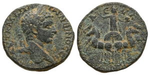 Elagabalus AE 27mm of Balanea (as Leucas-Claudia), Seleucis and Pieria.