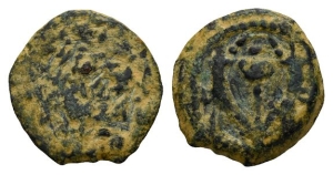 Judaea, Hasmoneans, John Hyrcanus I(?) AE Prutah.