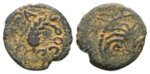 Judaea. Procurators. Marcus Ambibulus AE Prutah.