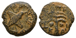 Judaea, Procurators. Antonius Felix AE Prutah.