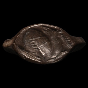 Greek Silver Ring with Animal