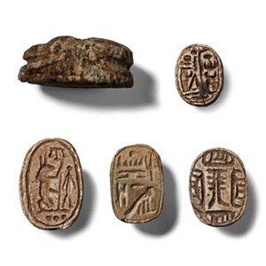 Egypto-Phoenician Hardstone Scarab Group