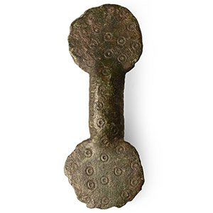 Anglo-Saxon Bronze Equal-Arm Brooch
