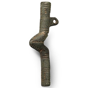 Anglo-Saxon Bronze Equal-Arm Brooch