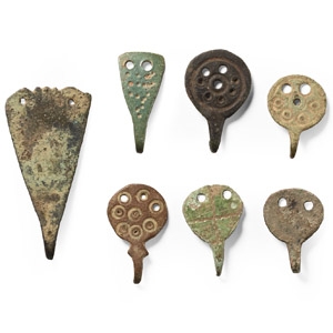 Anglo-Saxon Bronze Hook Fastener Collection