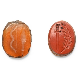Roman Gemstone Pair