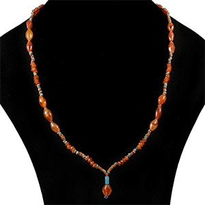 Egyptian Hardstone and Faience Necklace