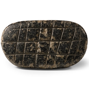 Western Asiatic Black Stone Seal with Cross