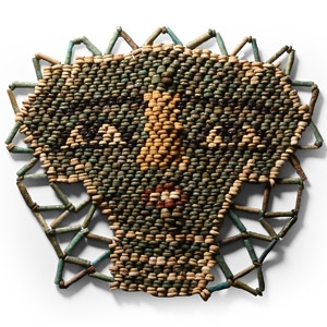 Egyptian Faience Mummy Bead Mask