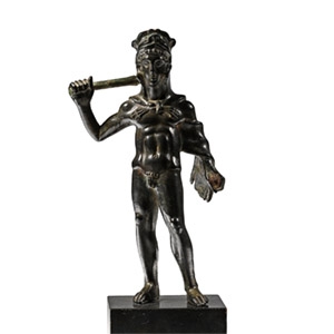 Etruscan Bronze Statuette of Herakles