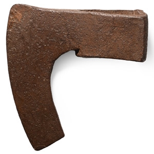 Medieval Iron Long Bearded Axehead