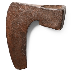 Medieval Iron Long Bearded Axehead