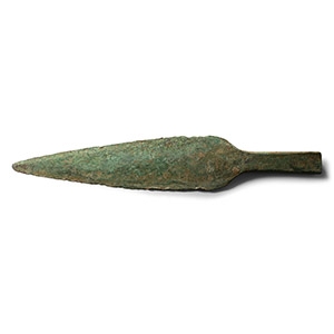 Luristan Bronze Sword with Handle