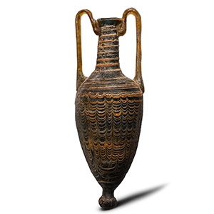 Greek Core-Formed Glass Amphoriskos