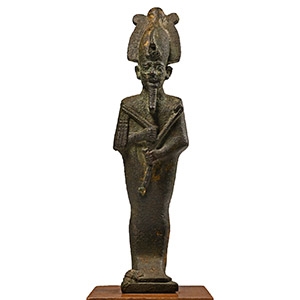 Egyptian Bronze Figure of Osiris
