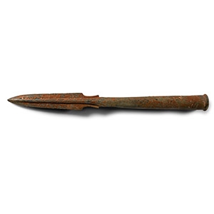 Chinese Zhou Bronze Socketted Spearhead
