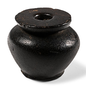 Egyptian Black Stone Kohl Vessel