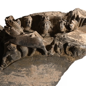 Gandharan Schist Frieze Fragment